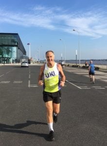 Dr Robert Logan running for Guts UK Charity