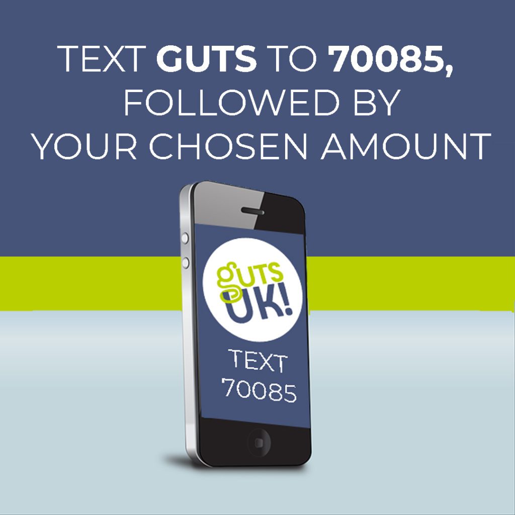 text-donations-fund-life-saving-research-guts-uk