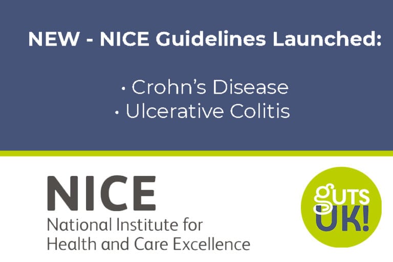 NICE Launch Guidelines for Ulcerative Colitis & Crohn's Disease Guts UK