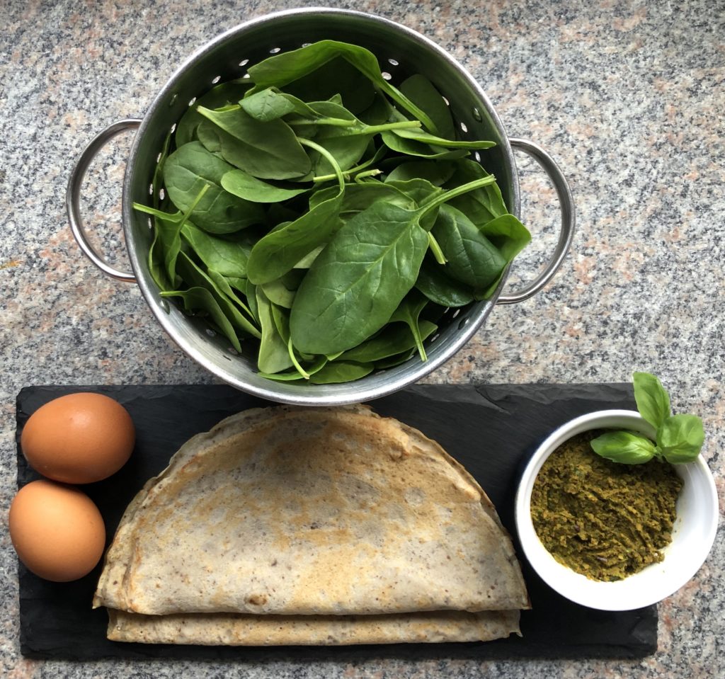 Egg Florentine Crepes Guts UK