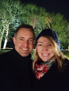 Keith and Victoria in December 2021.