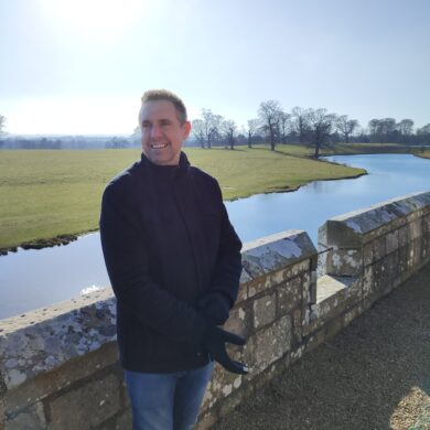 Keith on a walk in February 2022.