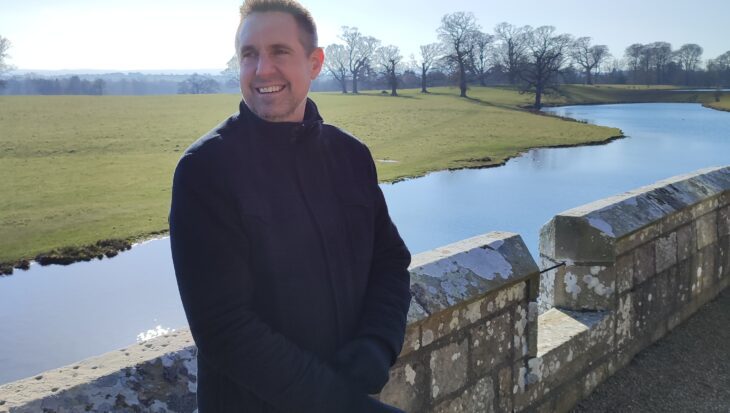 Keith on a walk in February 2022.