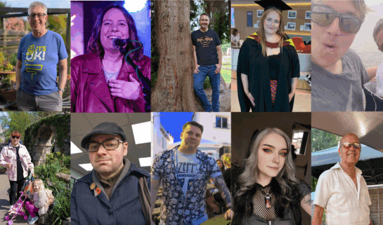 A collage of photographs from people involved in 2025 Kranky Panky campaign.