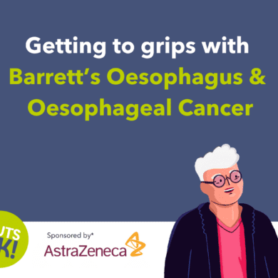 An informational graphic for Guts UK titled 